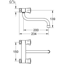 Grohe Costa L 31182001 вкладка для кухонного змішувача з нержавіючої сталі