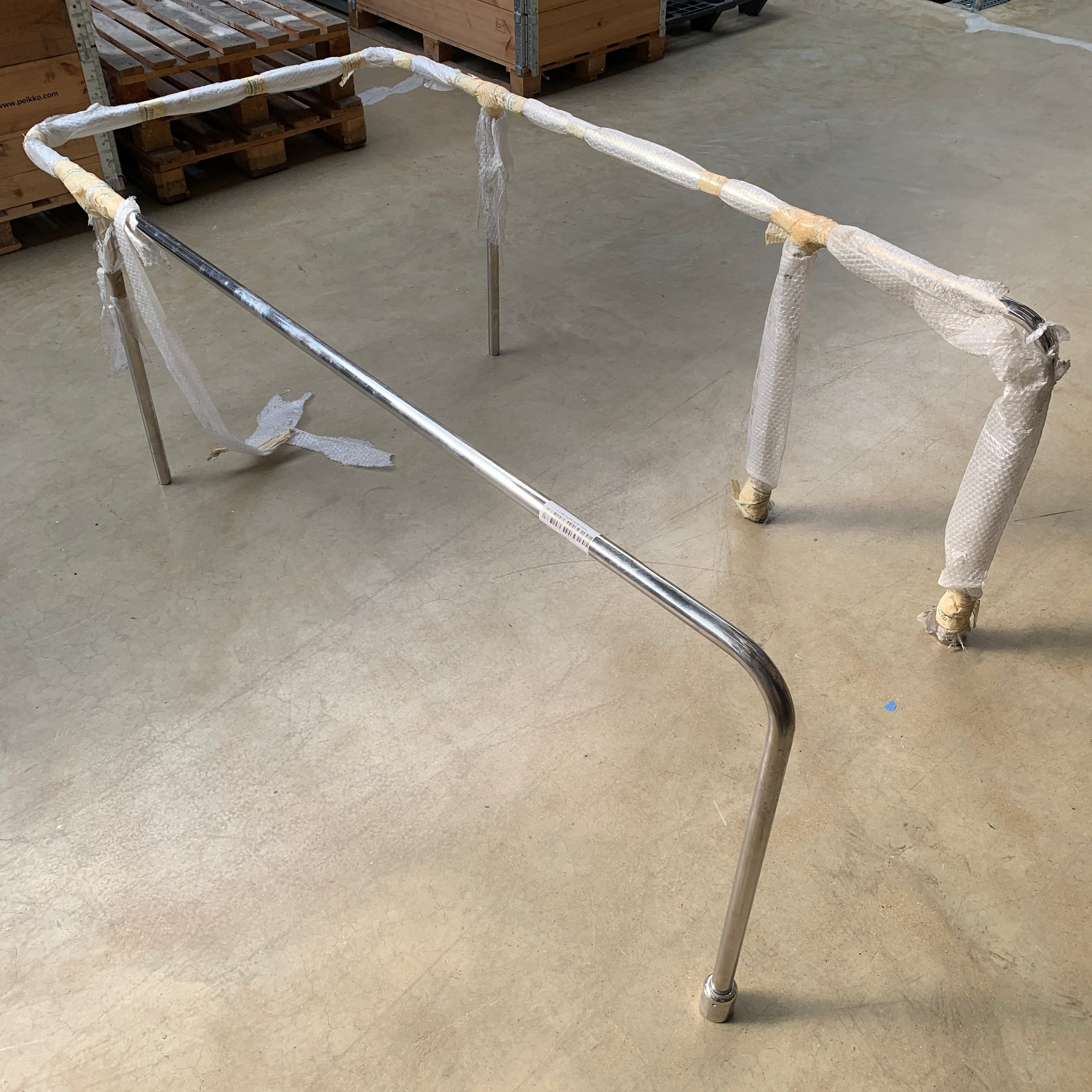 Skinne i rustfrit stål til flybridge-luge L205 x B96 x H70 cm