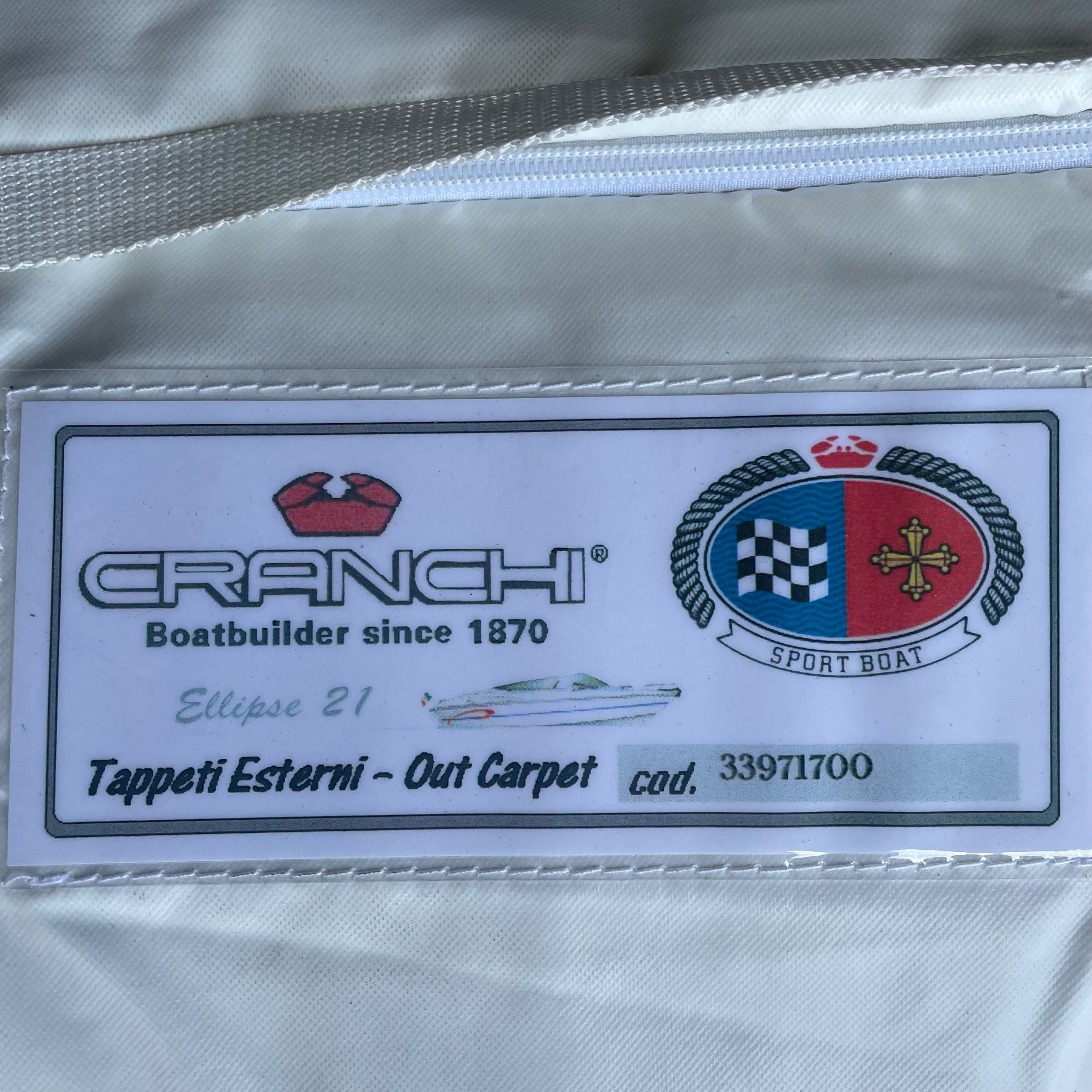 Оригінальний синій килим для кабіни пілота Cranci Ellipse 21 - 33971700