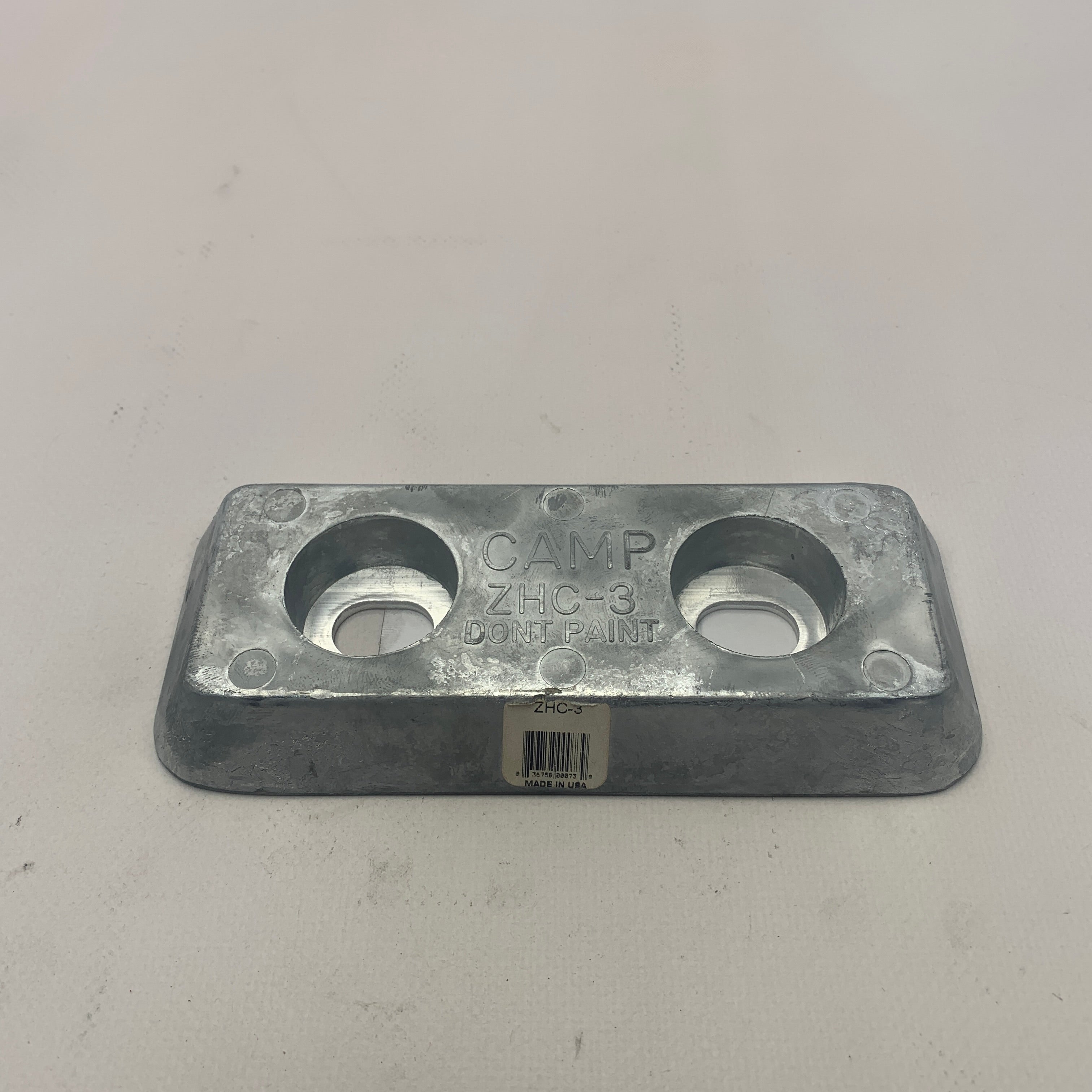 Ploča mučenika trupa 6-1/4 x2-3/4 x3/4 ZHC-3 anoda