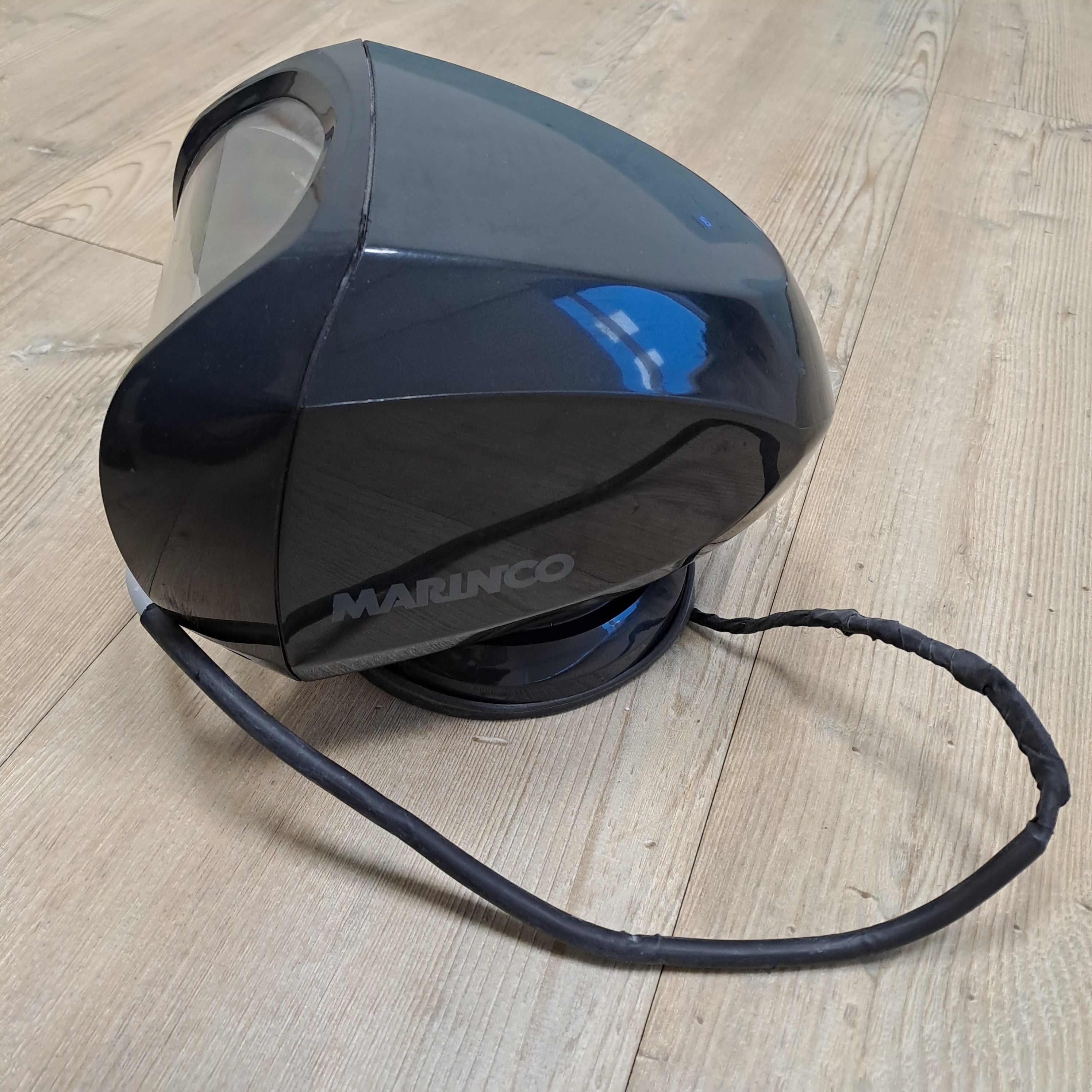 Marinco električni podesivi reflektor crni 100W 12/24V - SPL-12B