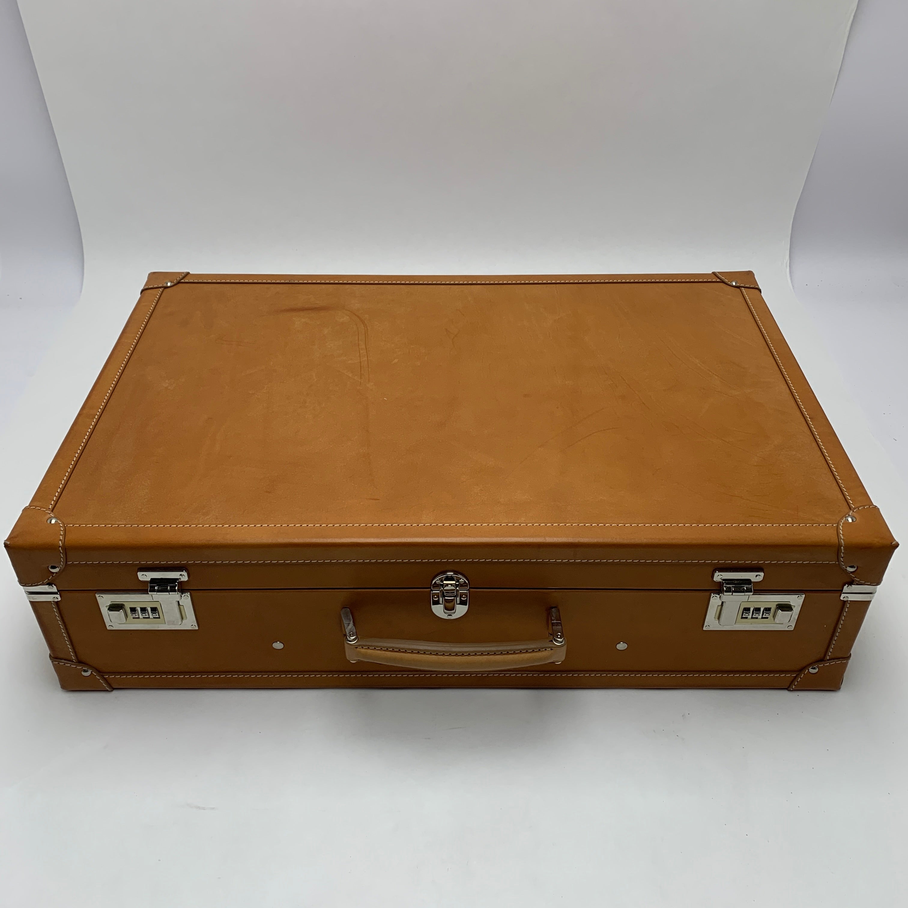 Valigia Castiglioni Giovanni in pelle marrone - 70697