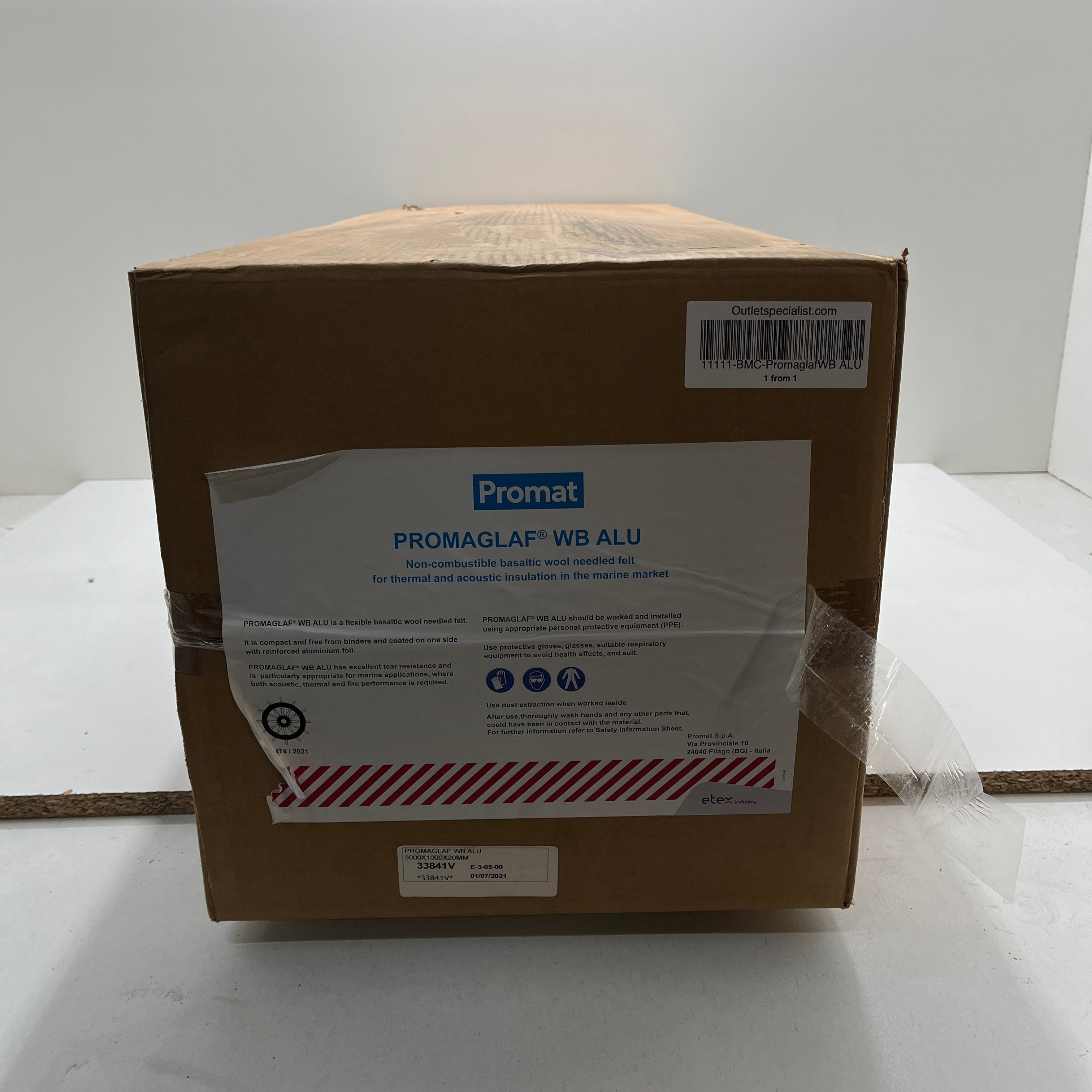 Promaglaf wb alu solas zertifiziertes feuersicherer Isolation - Schutz