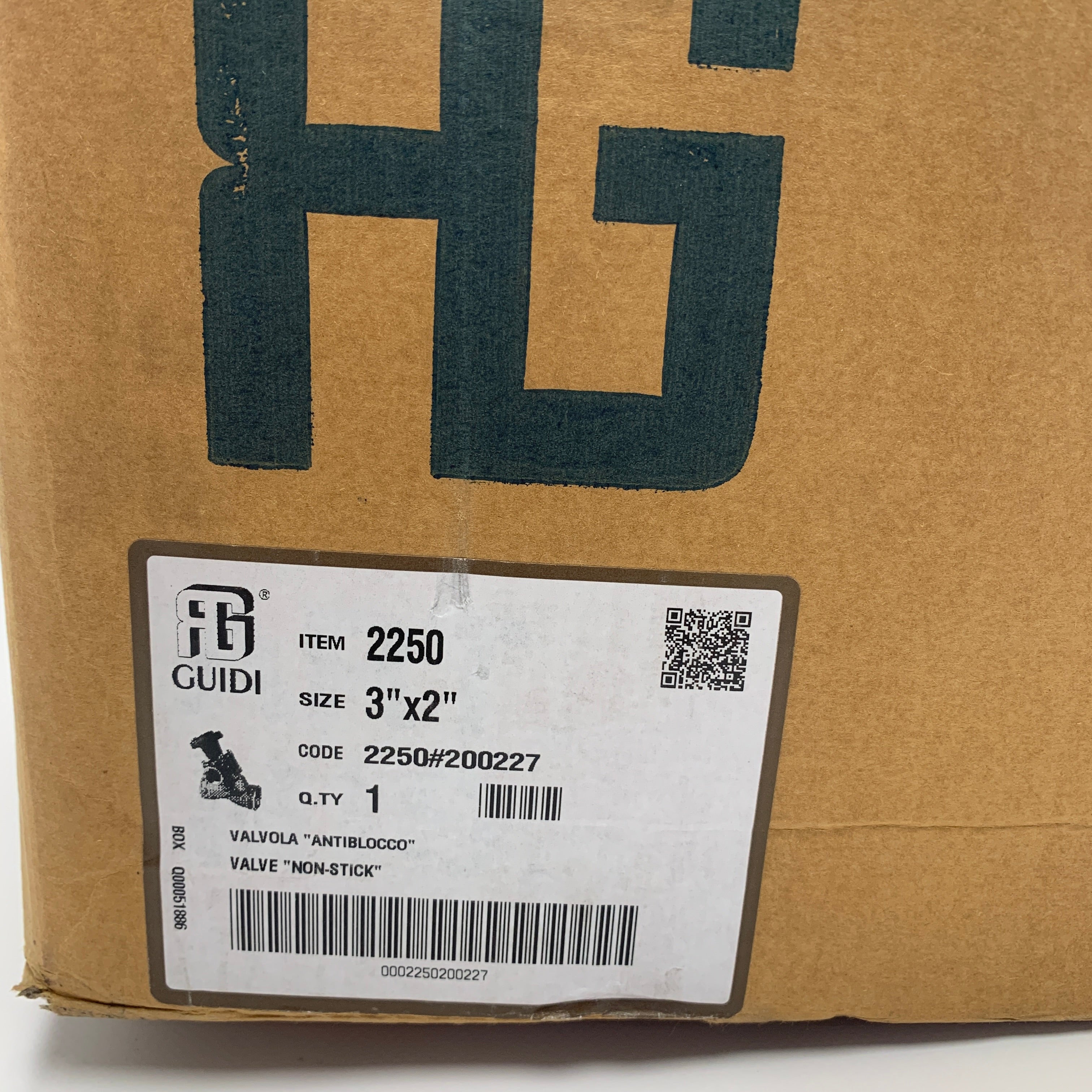 Guidi kaksinkertainen imuventtiili, jossa on asennonosoitin 2 tuumaa