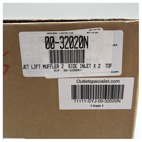 كاتم صوت مولد العادم الرطب من نورثرن لايتس - 00-32020N