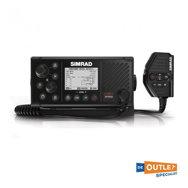 Simrad RS40-B VHF Met AIS Zwart Inbouw 12/24V - 000-14473-001