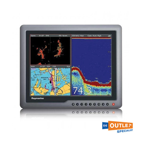 Raymarine G150 15-tums sjöfartsskärm grå - E62248