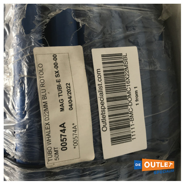 Шланг пвх 22 мм Whale Tubex 50 м - DOMC16X22MSBL