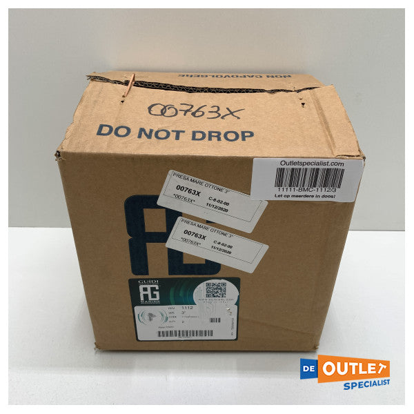 Guidi Series 2000 Inlet de agua de bronce 3 pulgadas - 1112/3