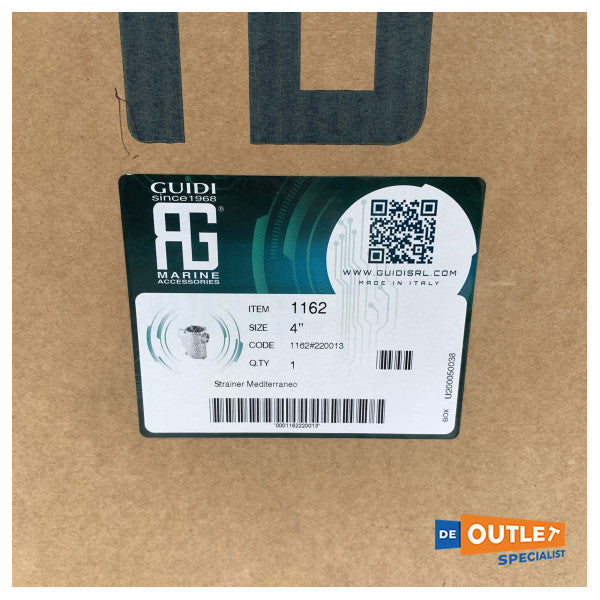 Guidi 1162 Bronze Sea Water Filter 4 Inch