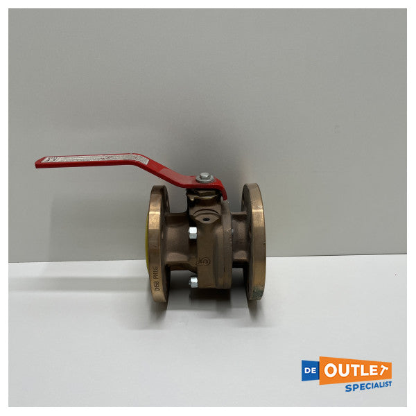 Guidi 2 inch Bronze Ball Valve With Flange - PN16 BR.D50