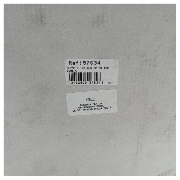 Plastimo Olympic 135 bússola líquida branca com rosa preta - 57634