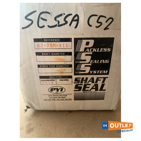 Smarowane wodą uszczelnienie wału PSS 70 mm - 02-70M-412