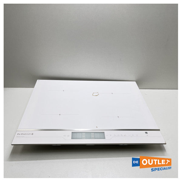 طباخ ديتريش ذو 4 شعلات حثي مدمج أبيض اللون - DTI1105WE