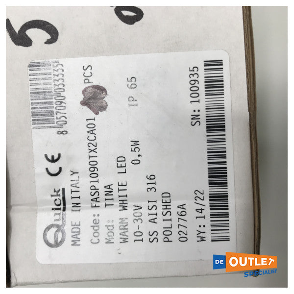 بقعة إضاءة سفلية LED من الفولاذ المقاوم للصدأ 12/24 فولت - FASP1090TX2CA01