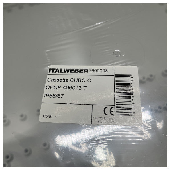 Italweber IP67 tom bryterboks 400 x 600 x 130 mm - 7600008