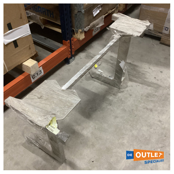 Sessa stainless steel fixed table support - 050332R