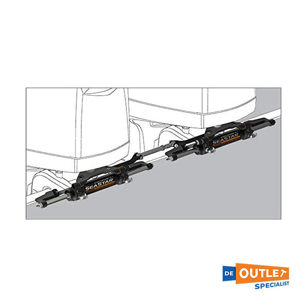 Seastar HO6002 Universal-Edelstahl-Zugstangensatz