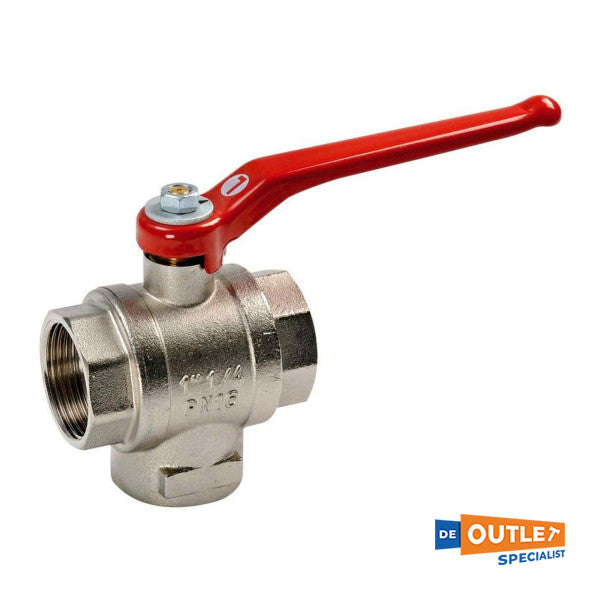 Osculati brons 3-vägs fästelement 1 tum - 1722923