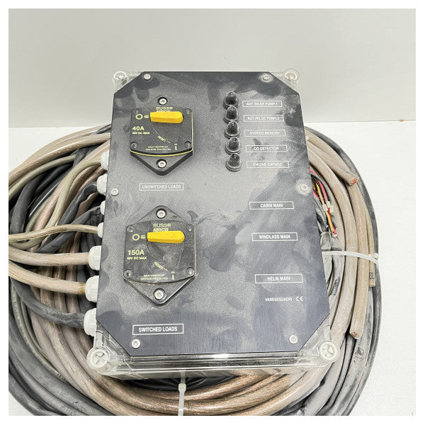 Sessa Marine Key Largo 36 Main Switch Panel 150 + 40 AMP - 051369