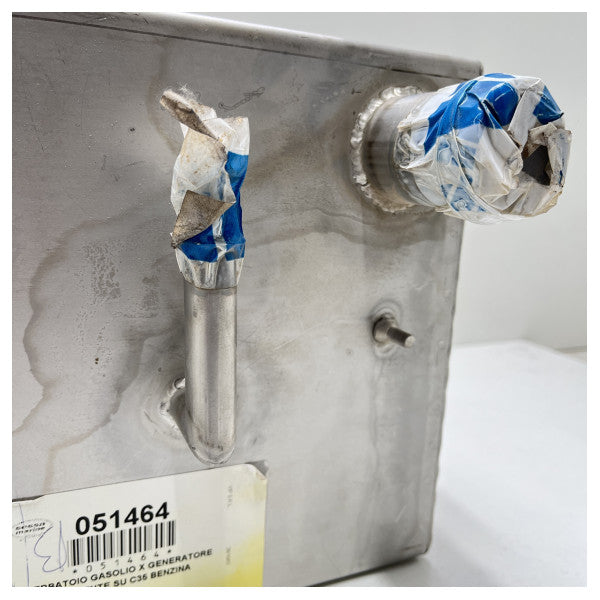 VIP rustfritt stål 60L Fuel Tank Square - 17666