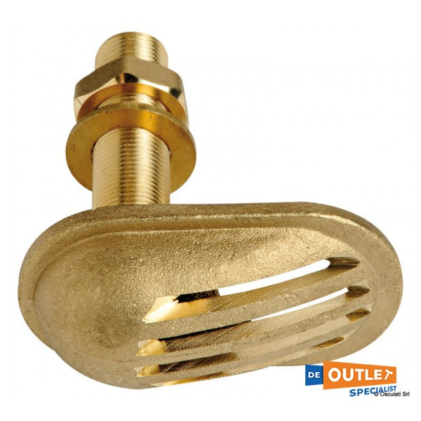 Osculati Messing Skin Outlet / Water Shell 2 1/2 tommer - 1731407