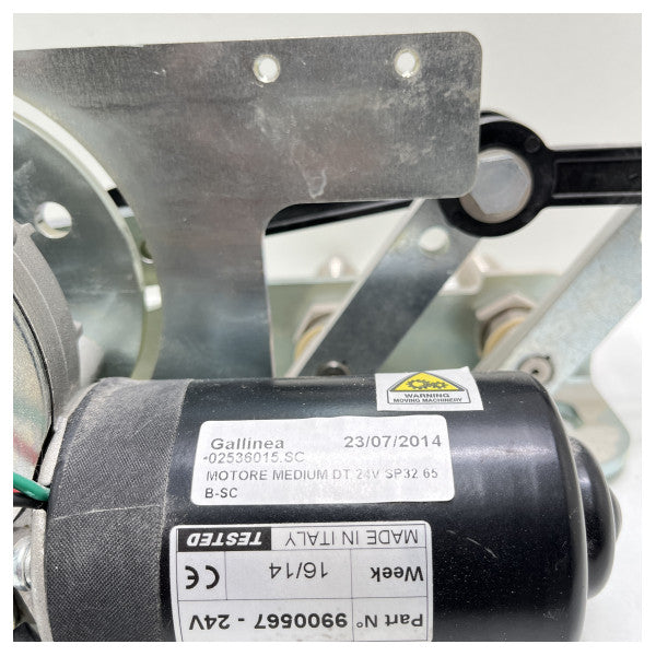 GALLINEA BIG DD Y20 MOTEUR DES ESSUIR 24V SP32 65A -SC - 02536015.SC