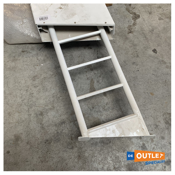 Nautinox Sessa C46 Scala da bagno a 6 gradini bianca