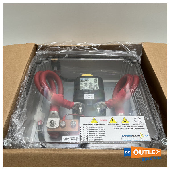 Swiċċ tal-kurrent ewlieni tal-pruwa tal-baħar blu 24V | 500 amp - 05368a