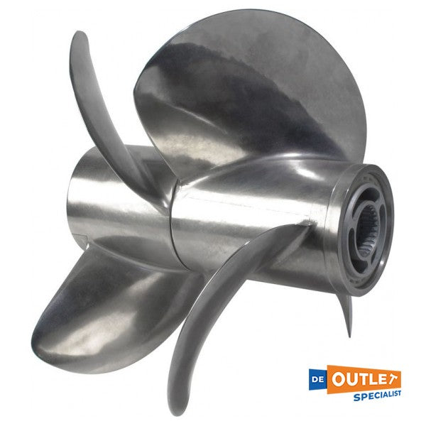 مجموعة مراوح Volvo Penta F6 ثنائية الدفع من الفولاذ المقاوم للصدأ - 3851496