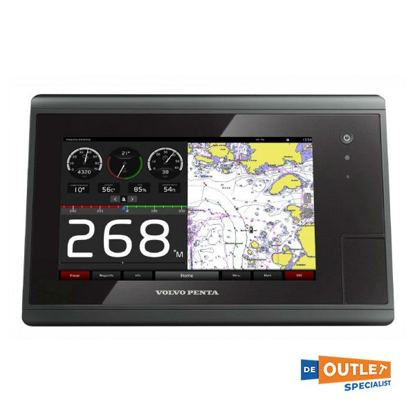 شاشة عرض ملونة متعددة الوظائف / شاشة عرض ملونة متعددة الوظائف للمحرك من فولفو بنتا 7 بوصة - 21501717