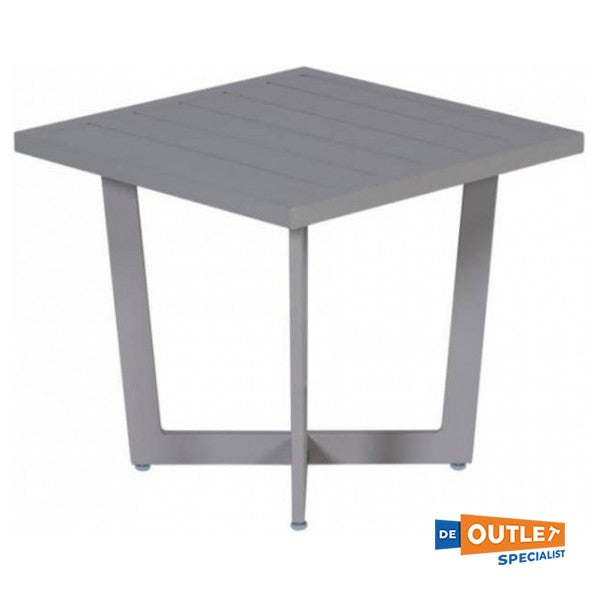 Garden Impressions Ivy bijzettafel antraciet 48 x 48 x 42 cm