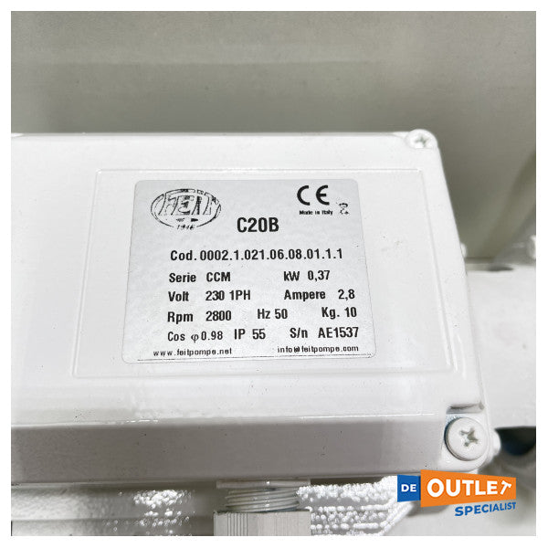 Feit C20B självsugande centrifugalpump i brons 230V