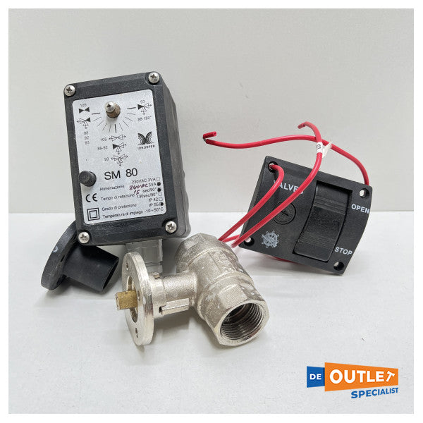 System zdalnego zaworu elektrycznego Osculati PN40 ze sterownikiem