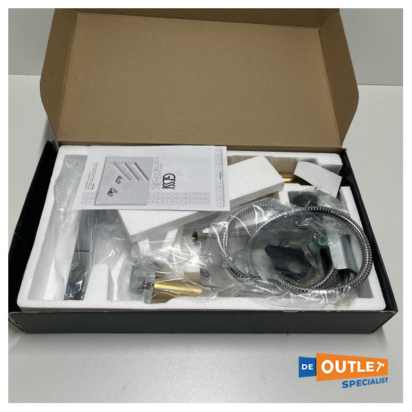 Gessi Single Liver Chrome Kitchen Tab Adjustable Hot | Cold - 17423-031