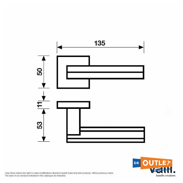 Valli i Valli H1040 R8Y RVS VORT CLINK SATIN BRONZA