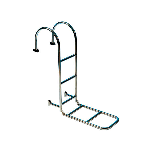 オールパ固定式ステンレス製入浴はしご5段デッキ取付用 - 110047
