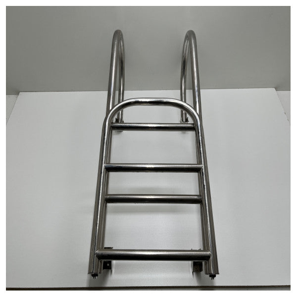 オールパ固定式ステンレス製入浴はしご5段デッキ取付用 - 110047