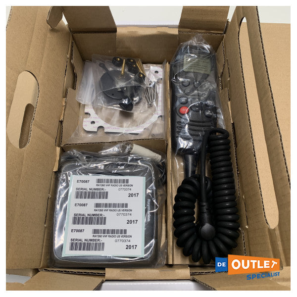 Raymarine Ray260ブラックボックスVHF無線機|VHFシステム - E70087