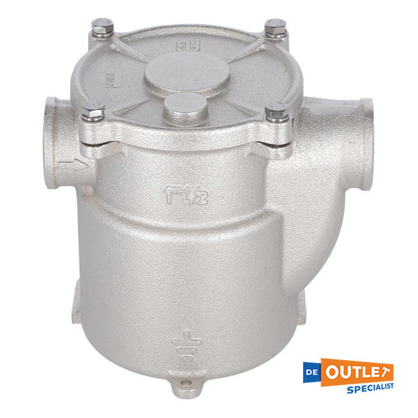 Guidi 1163 CT 1 1/4 pulgada Filtro de agua de mar de acero inoxidable