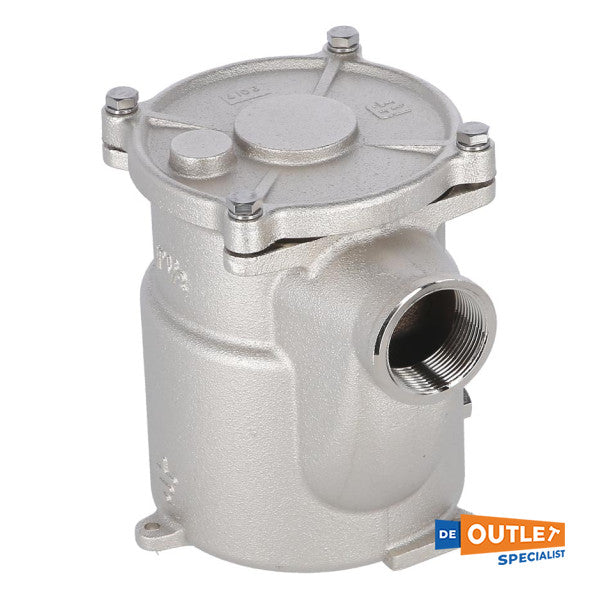 Guidi 1163 CT 1 1/4 pulgada Filtro de agua de mar de acero inoxidable