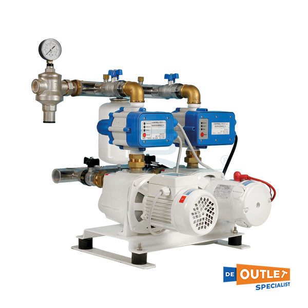 Gianneschi 2 Jet 45 Inox Hydrofor Pund Pund Cump 24V - 230V - 05GAJ45CE4OS