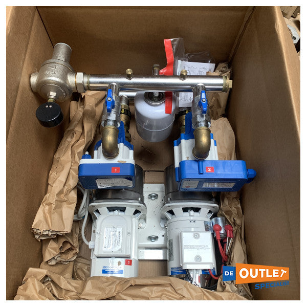 Gianneschi 2 Jet 45 Inox Hydrofor Pund Pund Cump 24V - 230V - 05GAJ45CE4OS