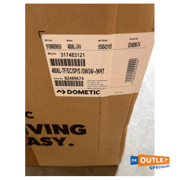 Dometic 24V Electric Marine Tojlit Vacufush 4806L - 9108689650