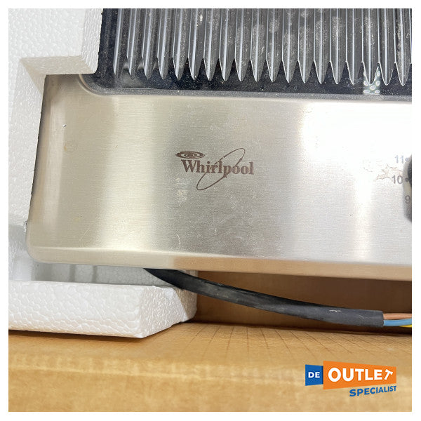 Whirlpool domino electric stainless steel grill / BBQ - AKT 320/IX