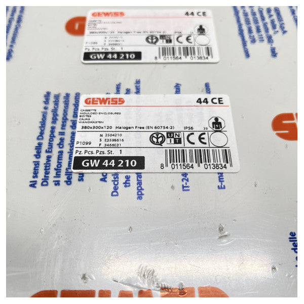 Gewiss IP56 grå kopplingsdosa för el 380 x 300 x 120 mm - GW 44 210