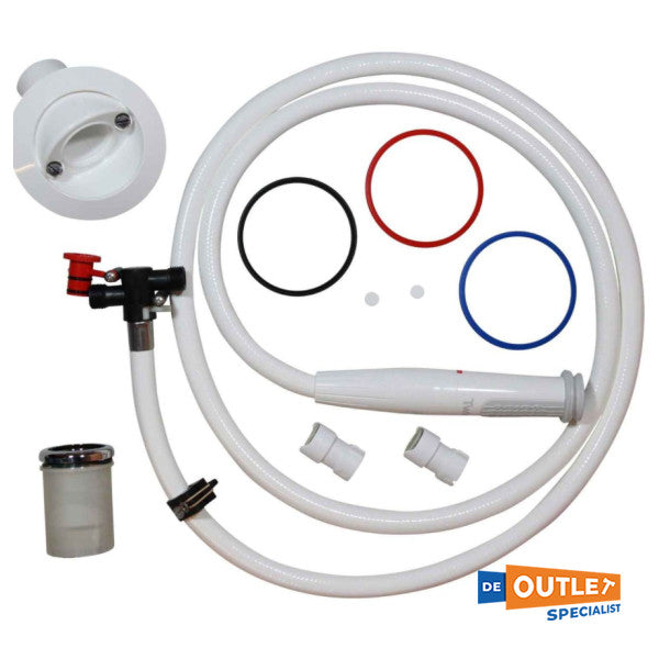 ホエールツイストシャワー混合栓 グレー - DS0006