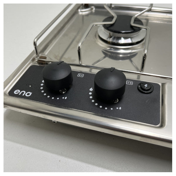 Вбудована газова плита ENO Master з 2 конфорками з нержавіючої сталі - 432340010785