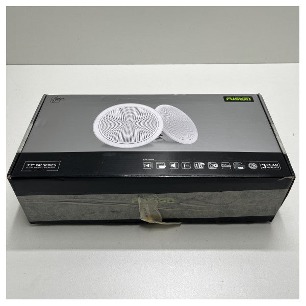 طقم مكبر صوت فيوجن مقاس 7.7 بوصة قابل للتركيب على السطح باللون الأبيض - FM-F77RW