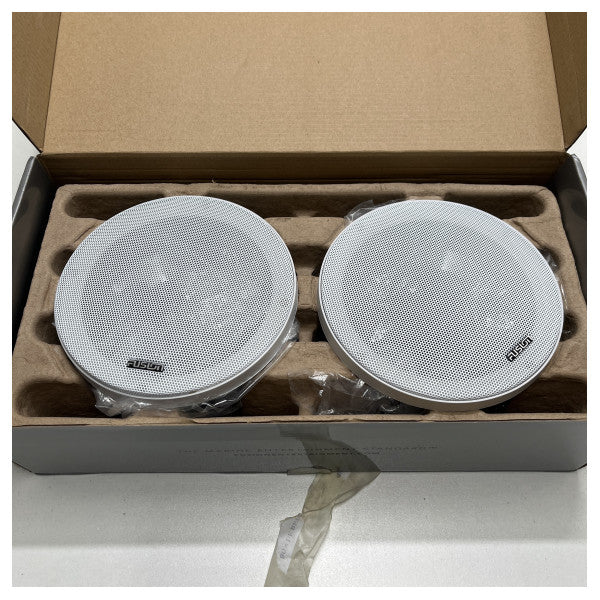 طقم مكبر صوت فيوجن مقاس 7.7 بوصة قابل للتركيب على السطح باللون الأبيض - FM-F77RW